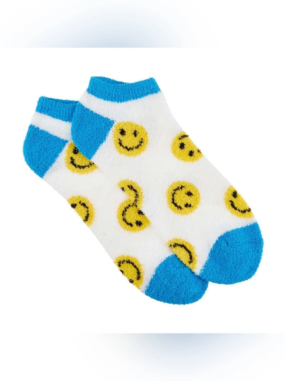 Women’s Cozy Lowcut Smiley Face Socks